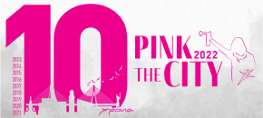Pink the city banner